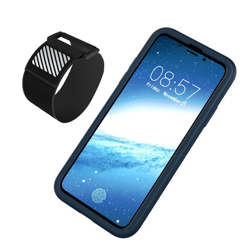 2 in 1 Detachable Sport Armband Phone Case Bag for iPhone X Running GYM Arm Band Belt Cover Case for iPhone 7 8 Plus (4)