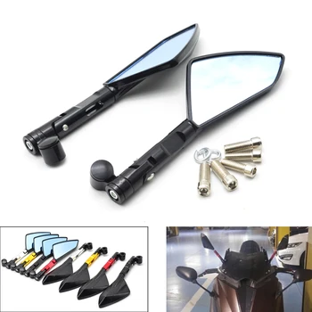 

Universal CNC Aluminum Mirror Accessories Motorcycle Side Rearview Mirrors For YAMAHA YZF R1 R6 R3 R25 Tmax 500 530 MT07 MT09