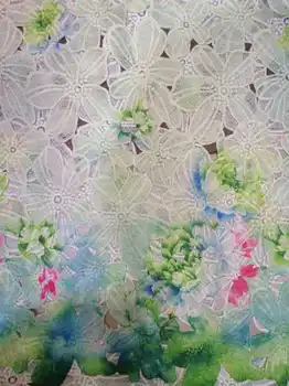 

2017 cheap new hot High quality Multi Color cord lace Free shipping high quality chemical lace water soluble guipure lace fabric