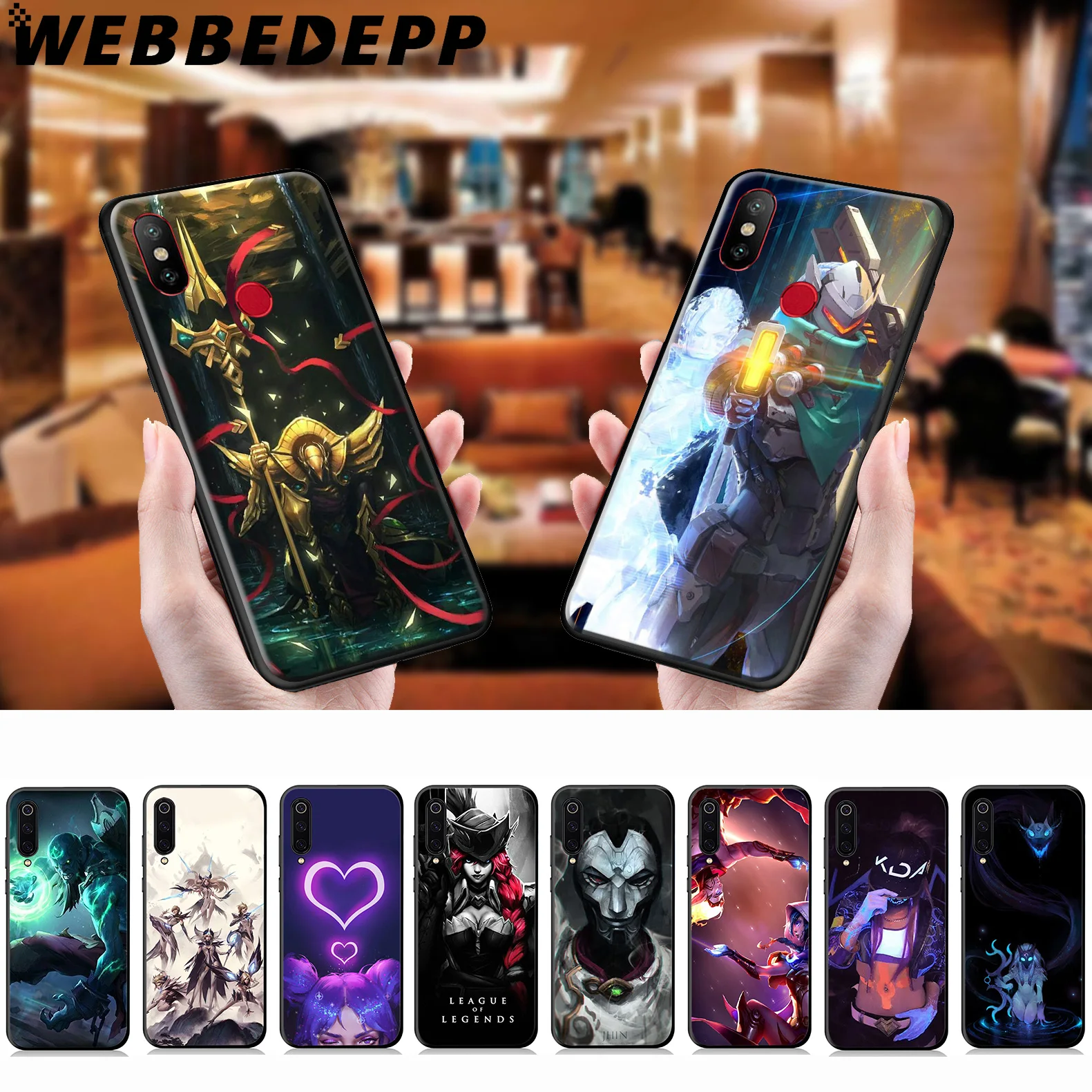WEBBEDEPP League of Legends Soft Case for Xiaomi Mi 9T 9 8 SE 6 A1 A2 A3 Lite MiA1 MiA2 MiA3 F1 MAX 3 Mi8 CC9E CC9 |