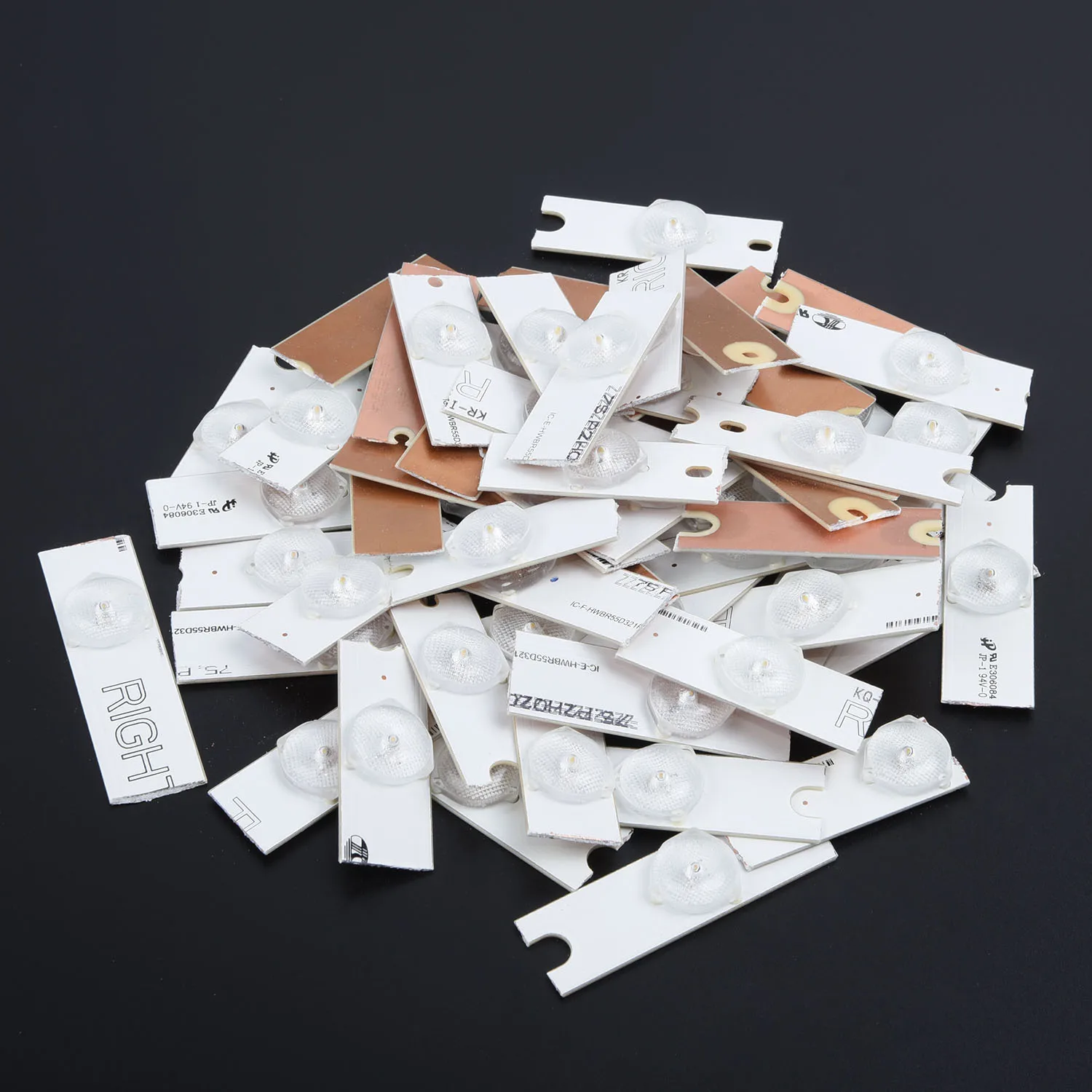 100 шт. светодиодные точки для лампы с оптическим объективом Fliter полосы белый 32 65