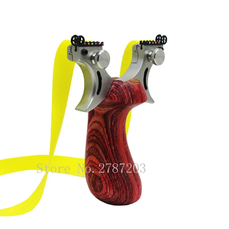 New Flat Slingshot Accurate Spring Fast clip Clip Hunting Stainless