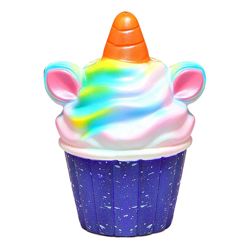 Jumbo Galaxy Красочные Единорог Мороженое Мягкий медленно поднимающийся мягкий