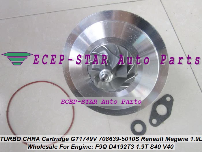 TURBO CHRA Cartridge GT1749V 708639-5010S 708639 Turbocharger Megane Scenic S40 V40 Primera F9Q D4192T3 1.9L (2)
