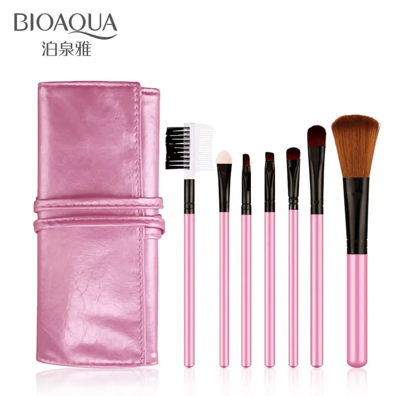 

BIOAQUA 7pcs Makeup Brush Professional Foundation Powder Brush Makeup Tools Cheek Eye shadow Eyebrow Set Multipurpose Brushes