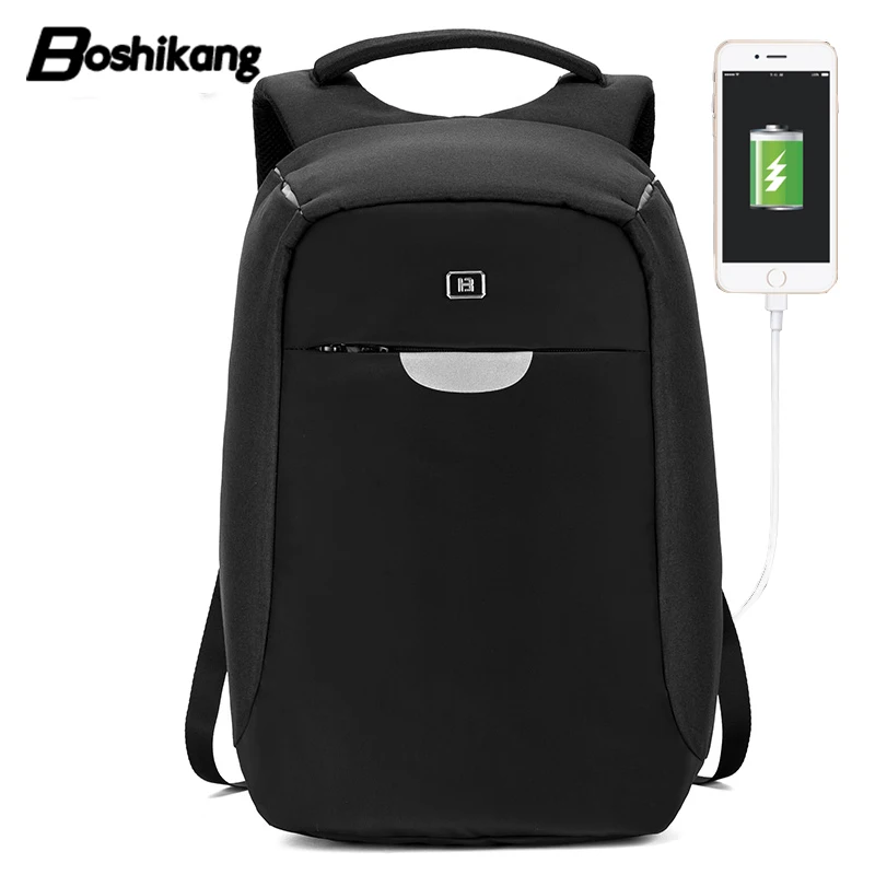 

Boshikang Men Backpacks For Oxford New School Bags Large High Quality Mochilas Escolares New Student Travel Backpack