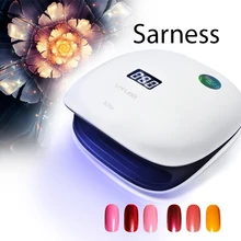 Sarness быстро Сушилка лампы гель лак для ногтей 48 Вт ногти барабан Светодиодный лампа для маникюра гель для ногтей Salon ногтей Книги по искусству Дизайн Инструменты