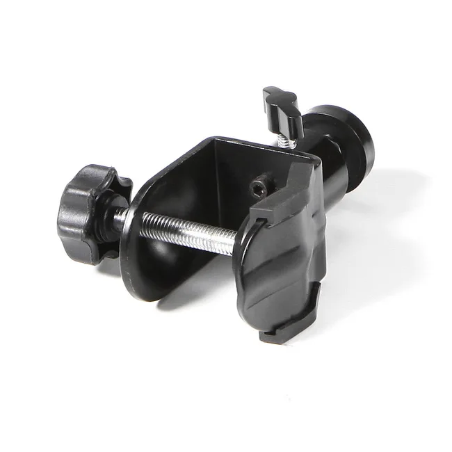 Meking U-Clamp with Ballhead Holding Camera Speedlite on Table Pole Studio Accessoires With 1/4 Screw Thread For Tubes and Clamp