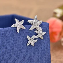 Модные блестящие серьги из циркония ААА высокого качества, уникальная Асимметричная серьга, ювелирные изделия для женщин ZK40