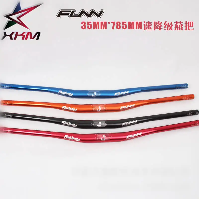 

FUNN 35mm*785mm Bike Riser Handlebar Al Alloy MTB Road Mountain Bicycle Professional AM/FR/DH Slope Swallow-shaped Bar Cycling