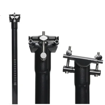 

Glossy UD Light Carbon Fibre MTB Bike Seatpost Road Bicycle Seat Post 31.6/27.2/30.8*350/400mm With Titanium Screws