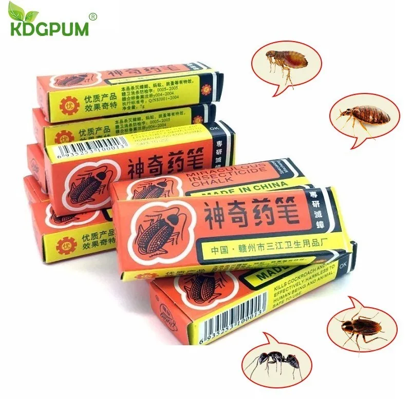 

20pcs Cockroaches Repellent 2018 Miraculous Chalk Cockroach Poison Ant Drugs Insecticide Chalk Bed Bug Killer Home Pest Control