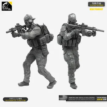 

Freeshipping1/35 Resin Soldier Model US Seal Assault Team A18-06