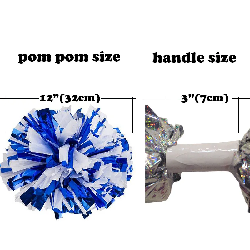 Быстрая Pom Танцовщица из команды поддержки, цвета: металлик, черный, акриловыми помпонами, 1000*3/"* 6" Размеры блестящие цвет на заказ игра для чирлидинга