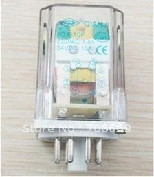 

10 шт. JQX-10F 10 А DC 12 В катушка PCB электромагнитное реле