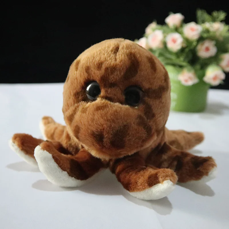 

Clearance Sale Real Life Octopus Plush Toys Cute Big Eyes Mini Octopus Stuffed Toy Lifelike Sea Animals Toys Soft Toys For Kids