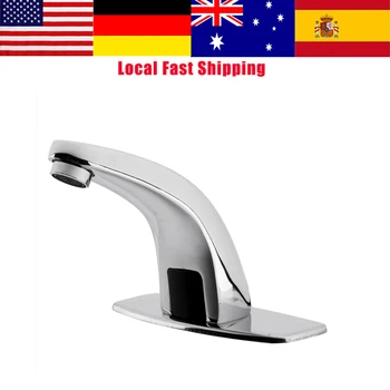 

1Set Basin Faucet Kitchen Bathroom Sink Basin Mixer Tap Chrome Swivel Spout Single Lever faucet W/ cable Cold And Hot Water Tap