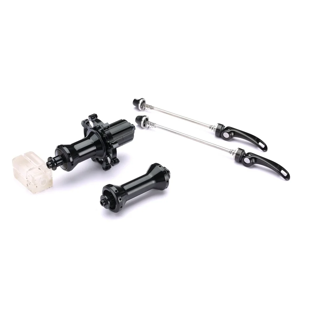 

Road Bike Carbon Fiber Hubs Front&Rear 20&24 Holes QR 9/10MM 100/130mm Lightweight 2:1 Spoke 4 Sealed Bearings For 8-11 Speed