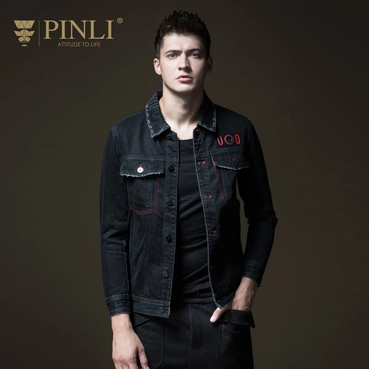 

2019 Casaco Masculino Turn-down Collar Standard Slim Jaqueta Masculino Pinli Pin Lai New Style Men's Jeans Jacket, B183404162