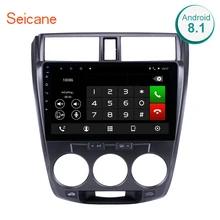Seicane 10,1 дюймов 2Din Android 8,1/7,1 Quad-Core автомобильный радиоприемник GPS; Мультимедийный проигрыватель для 2011 2012 2013 Honda CITY