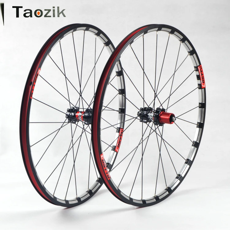 

Original 26 27.5 29 full CNC light weight Costtu mountain wheels front 2 rear 4 bearings 120 clik 24 hole disc brake wheels