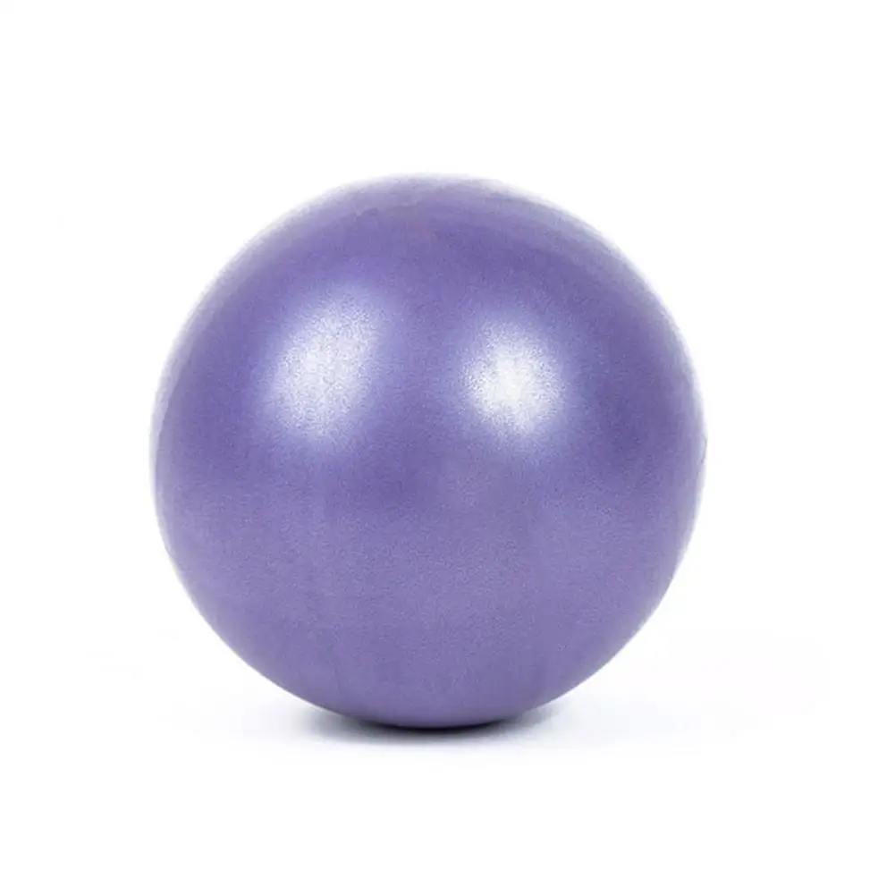 Yoga explosion-proof PVC wheat ball small pilates yoga ball fitness ball straw square dance ball - Color: purple