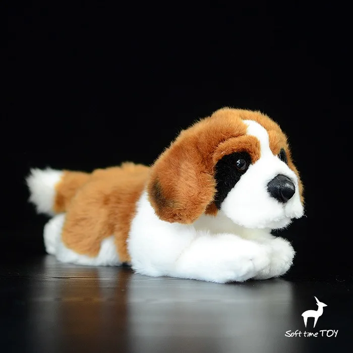 Simulation St Bernard Dogs Doll font b Toy b font Plush Animals Gifts font b Toys