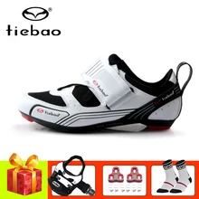 Tiebao/Обувь для велоспорта; sapatilha ciclismo; кроссовки для триатлона; коллекция года; женские и мужские дышащие велосипедные педали; самоблокирующиеся дорожные кроссовки