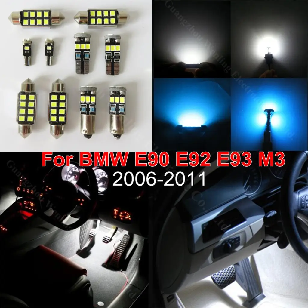 18x Canbus Car Led Reading Courtesy Trunk Interior Lighting