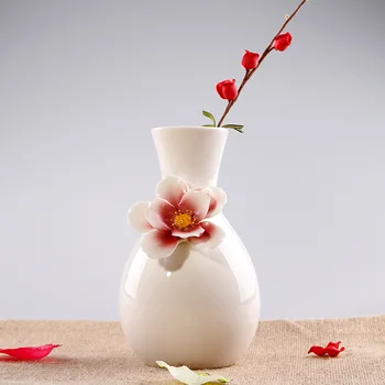 

ceramic white glazed pots flowers vase designs home decor crafts room decoration ceramic garden ornament porcelain statue