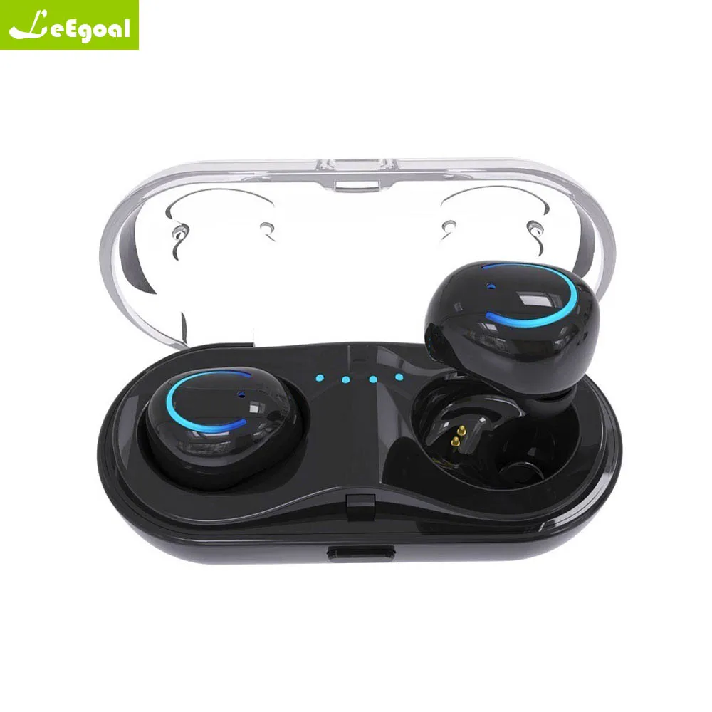 leegoal TWS Q18 Wireless Bluetooth Headset HiFi Bass Earphone with Charging Box Earphones For iPhone Xiaomi PK X2T i7s