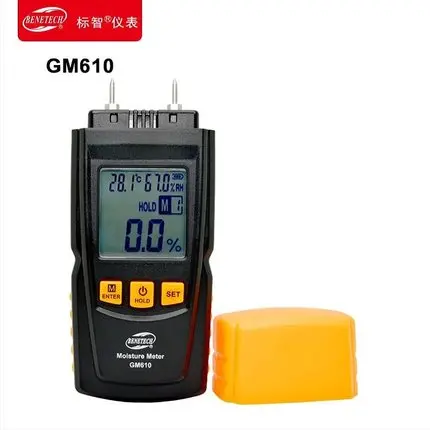 Digital Wood moisture tester wood wetness detector Wood Moisture Meter hygrometer 2-70% Building materials wood bamboo herbs 3