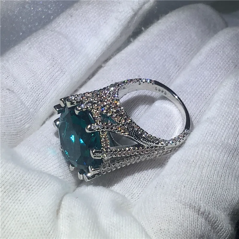 Большое кольцо 15ct фианит aaaaa камень cz обручальные Обручальные кольца для мужчин и