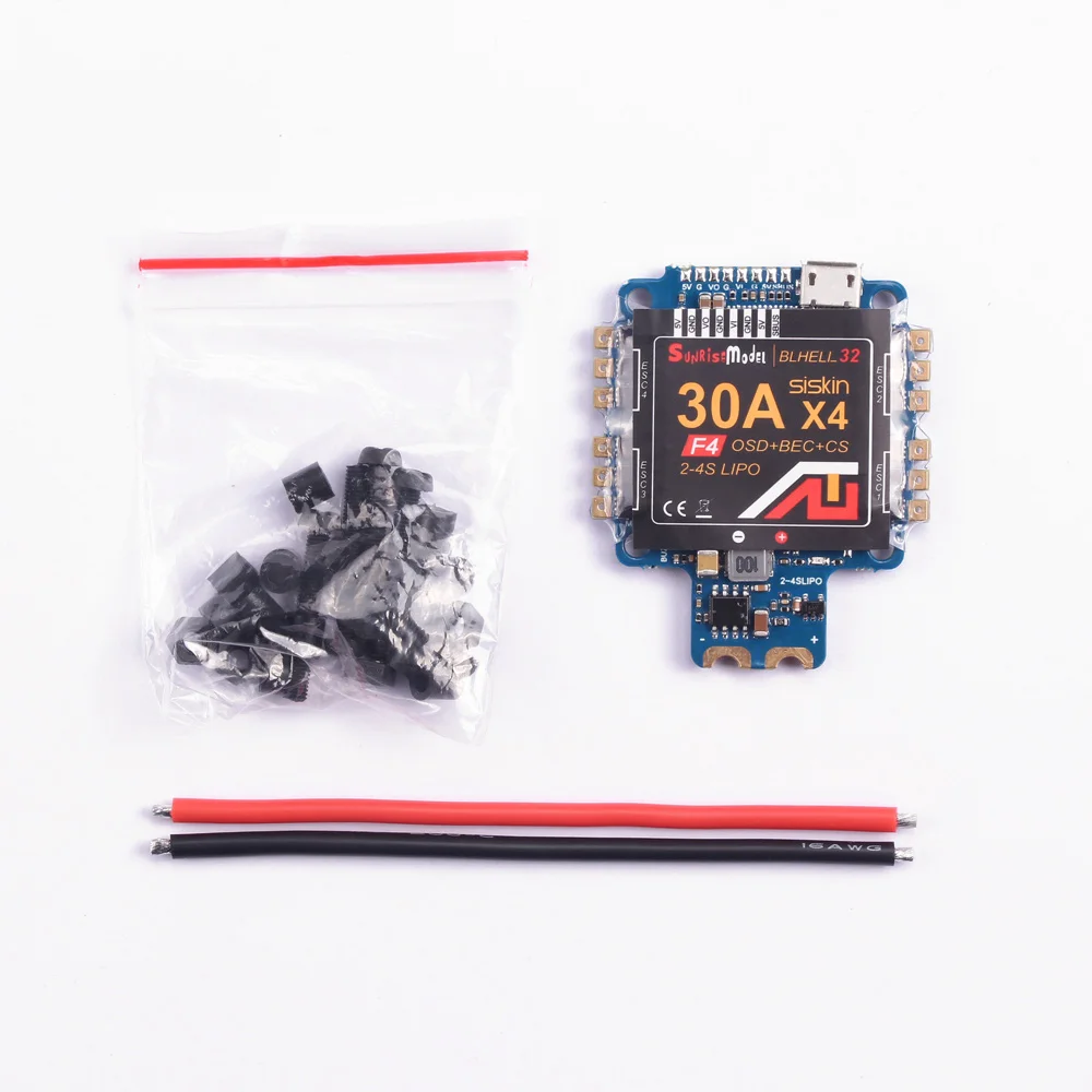 F4S 30A blheli _ 32 4 в 1 ESC 5V BEC w/ F4 Контроллер полета AIO OSD Датчик тока для радиоуправляемого