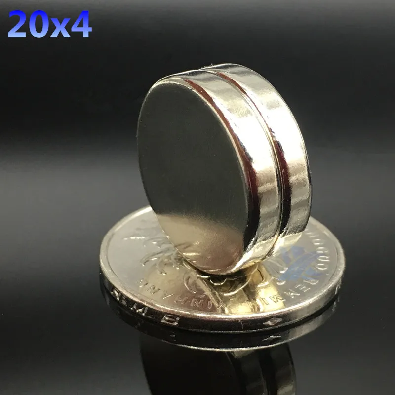 

20pcs 20mmx4mm Bulk Small Round NdFeB Neodymium Magnets 20x4mm N35 Super Powerful Strong Rare Earth Magnet 20*4