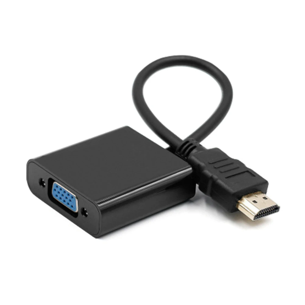 HDMI VGA Кабель адаптер конвертер для мужчин и женщин HD 1080P с аудио выходом USB
