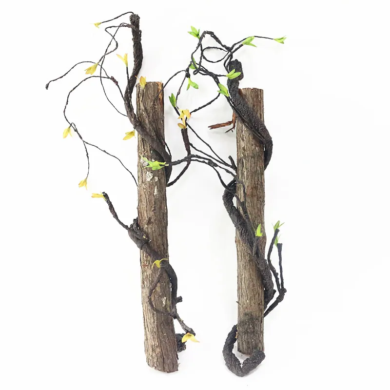 

Flone Real Touch Fake Tree Branches Rattan Artificial Flower Vine For Home Hotel Wedding DIY Decoration Wreath