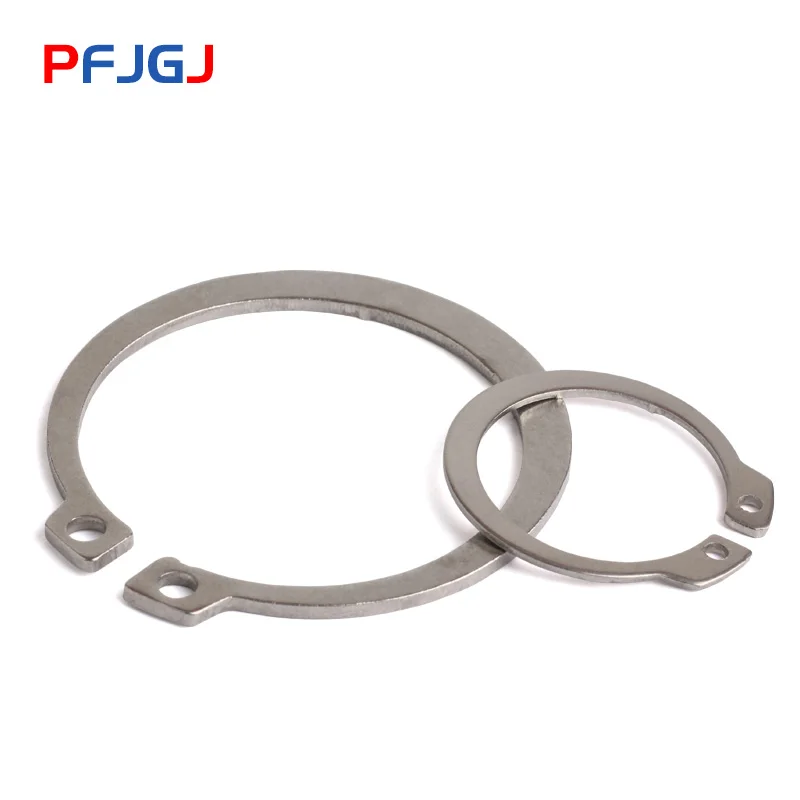 

Peng Fa M6 - M18 Circlips for shaft type A shaft retaining ring circlip card outer snap ring 304 stainless steel clamp spring