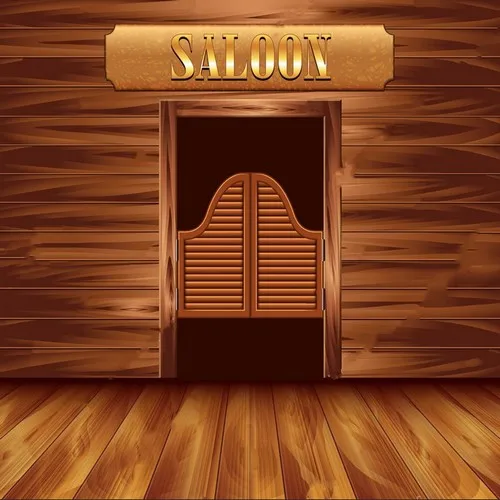 Swinging Doors Of Saloon Western Bar Backdrop Vinyl Cloth High
