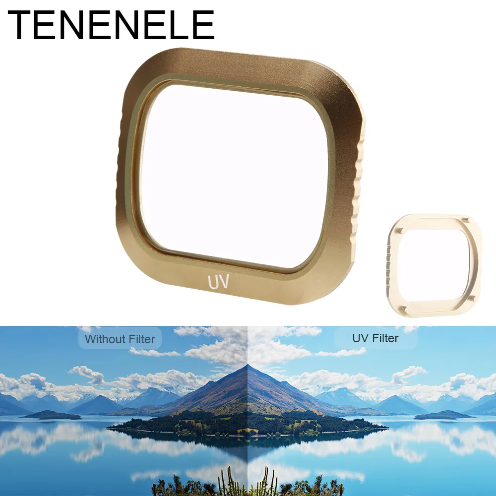Комплект фильтров TENENELE для объектива камеры Mavic 2 Pro фильтр дрона CPL ND 4 8 16 HD с УФ