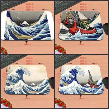 

Mairuige 22X18CM High quality New Arrival Blue Waves Customized Mouse Pad Computer Notebook Non-Slip Mousepad For CSGO DOTA LOL