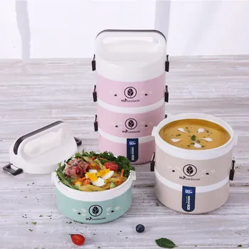 

Japanese Thermal BPA Free Lunch Box Leak-Proof Microwave heated Bento Box Kids Portable Picnic School Food Container lunchBox