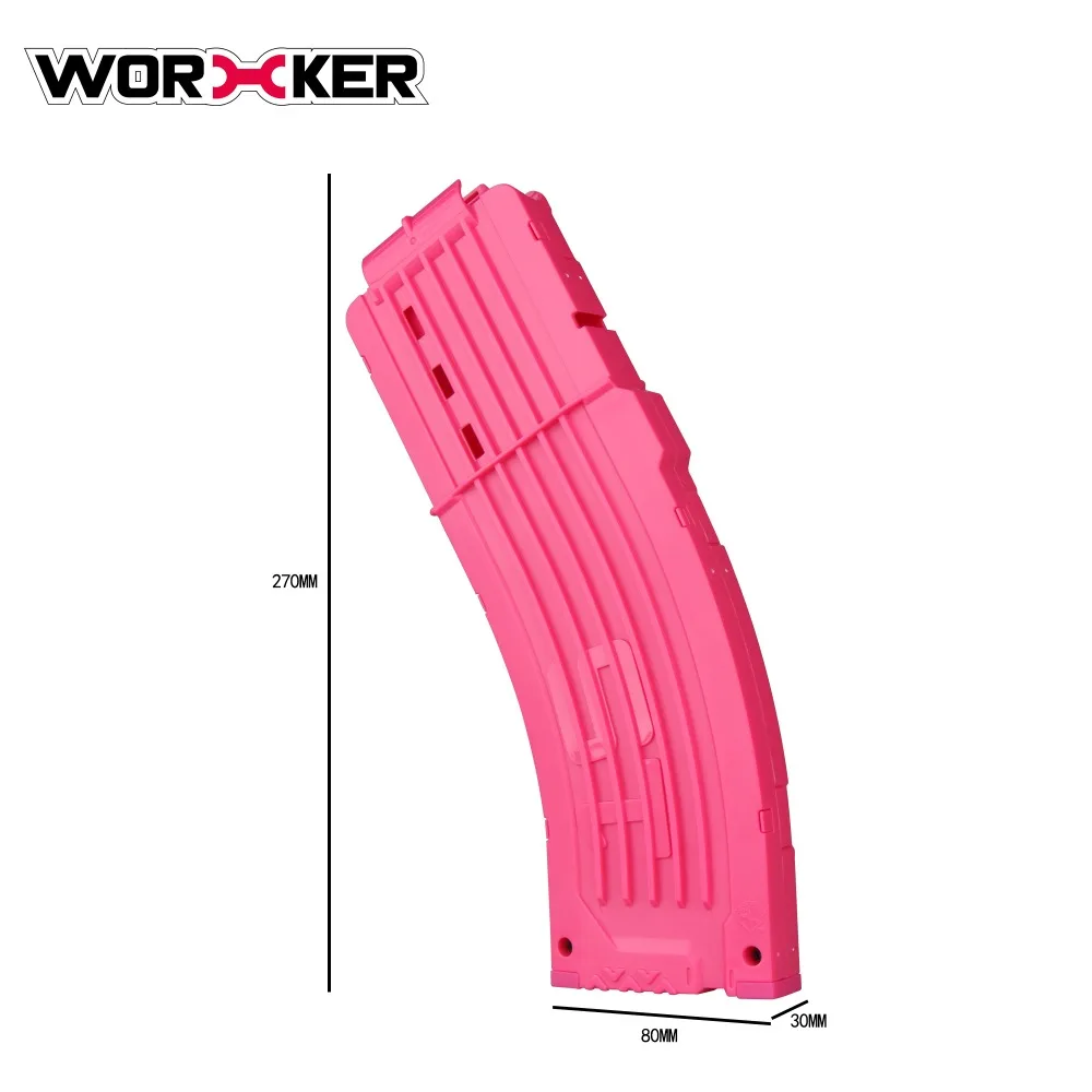 

Rose Red Worker 15 Darts Quick Reload Clip Magazine Soft Bullet Clip for Nerf Toy Gun N-Strike Elite Series