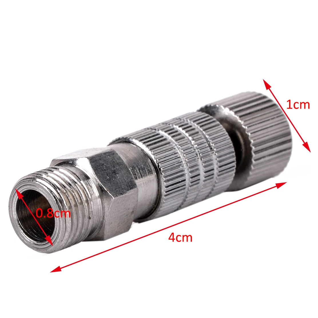 1pc  Airbrush Quick Release 1/8inch Adaptor Professional Fitting Coupling Connector Durable Airbrush Accessory 1.57"x0.39"x0.31"