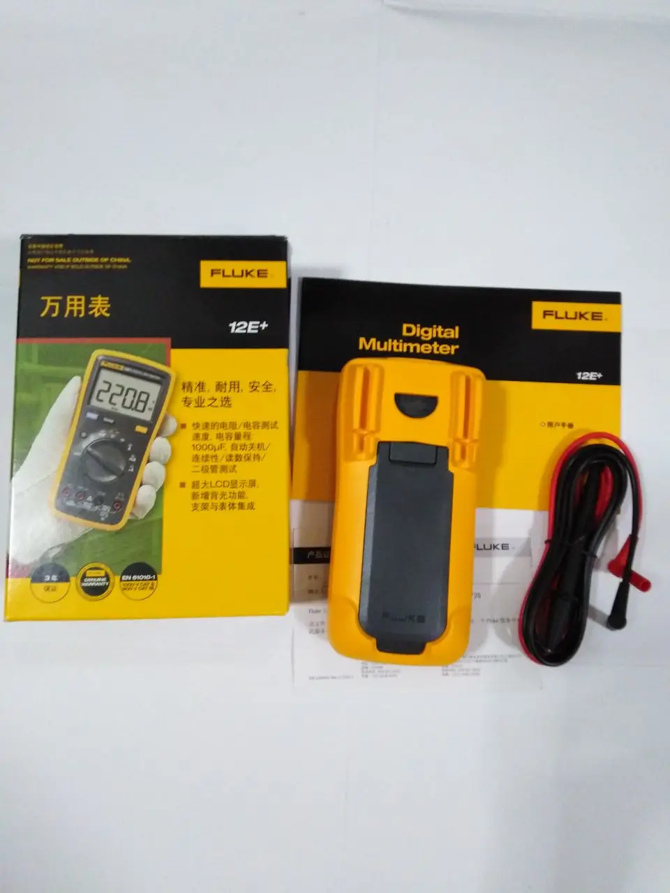 Цифровой мультиметр FLUKE 12E+ F12E+ Авто Диапазон DMM 3 года гарантии