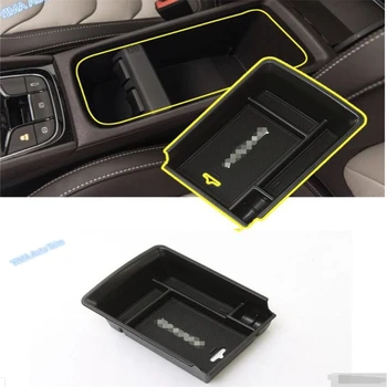 

Lapetus Car Styling Plastic Middle Central Storage Pallet Armrest Container Box Cover Trim For Skoda Kodiaq 2017 2018 2019 2020