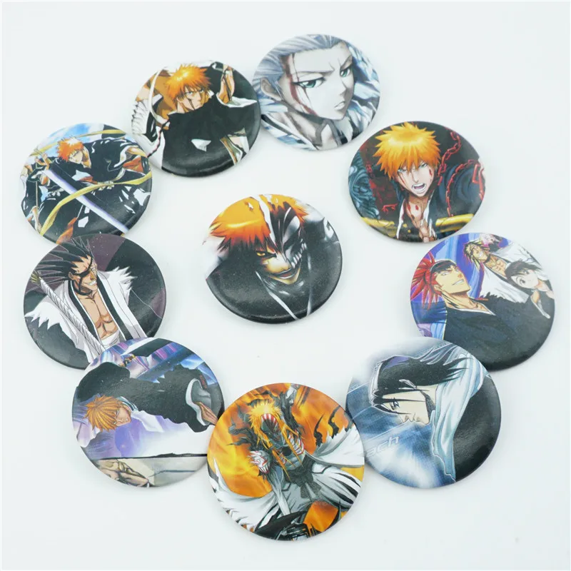 10 шт./компл. Japan аниме отбеливатель Kurosaki ichigo заколки значки брошь на грудь