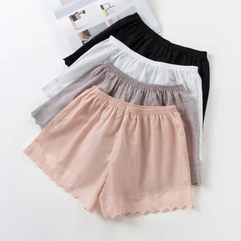 

Women's Summer Shorts Cotton Lace Comfortable Solid Color Shorts Casual Breathable Light Soft Shorts