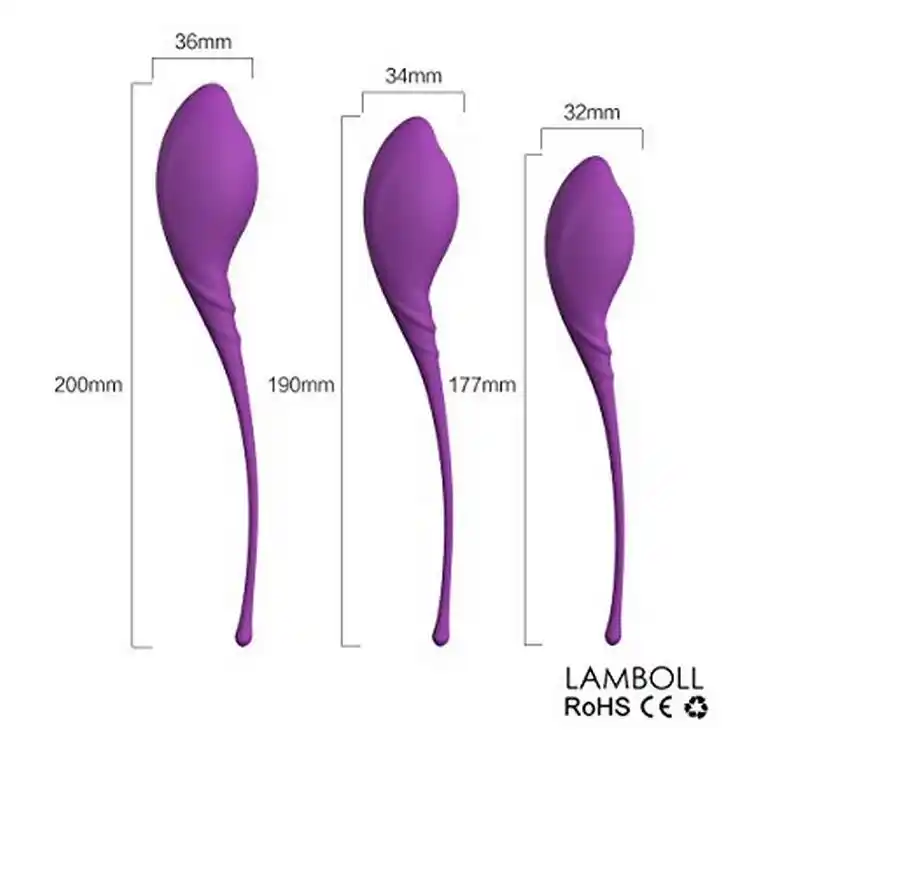 erección segura y ejercicios de Kegel Ball