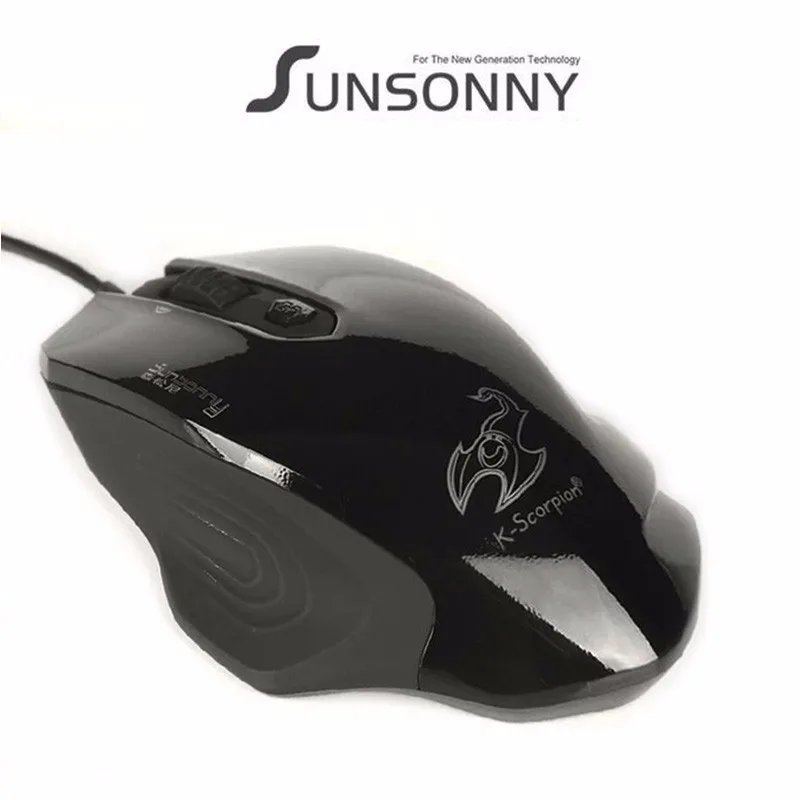 7 Цвет подсветкой Sunsonny sm-8580 Проводная Оптическая USB Мышь для игровых настольный компьютер домашний Бизнес офисные Применение ноутбука Мыши